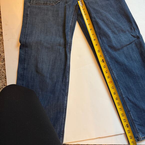 American Eagle Stovepipe Carpenter Jeans Size 2 Short High Rise Utility Denim - Picture 8 of 8